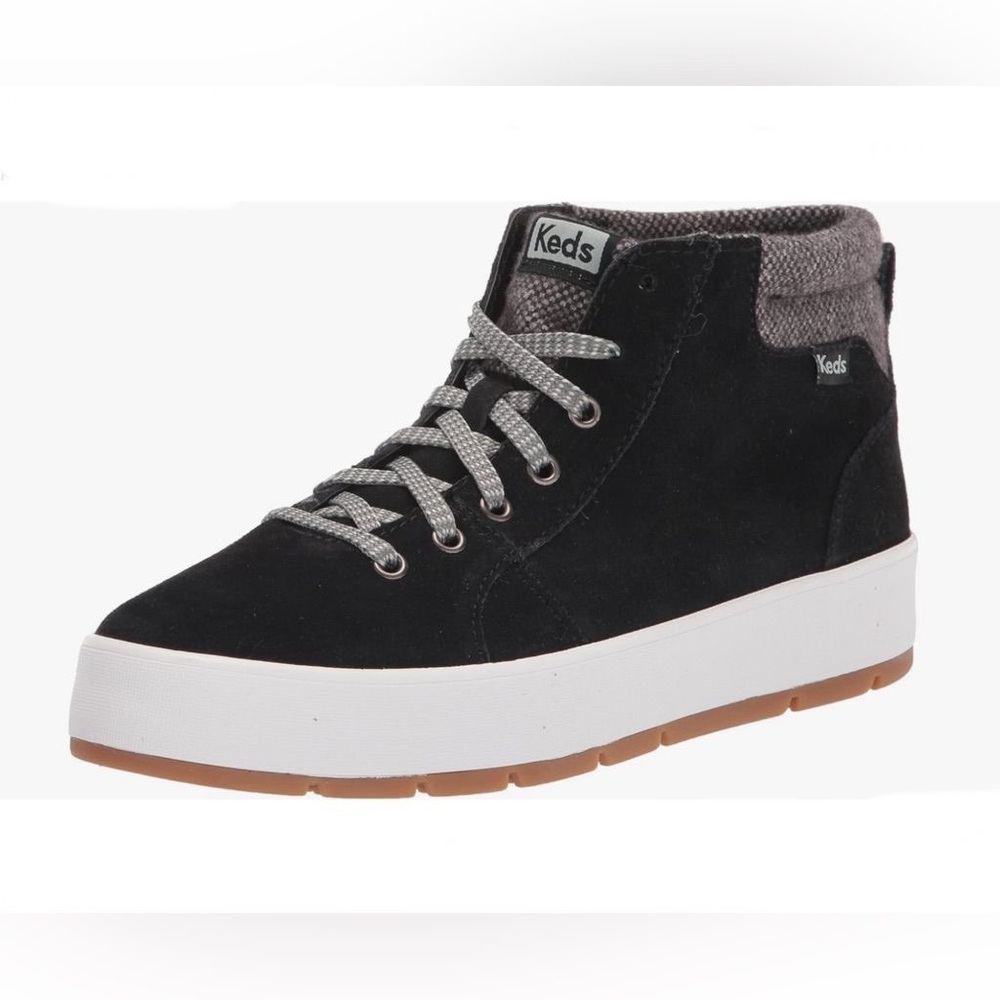 Keds Tahoe Boot in Black Suede
